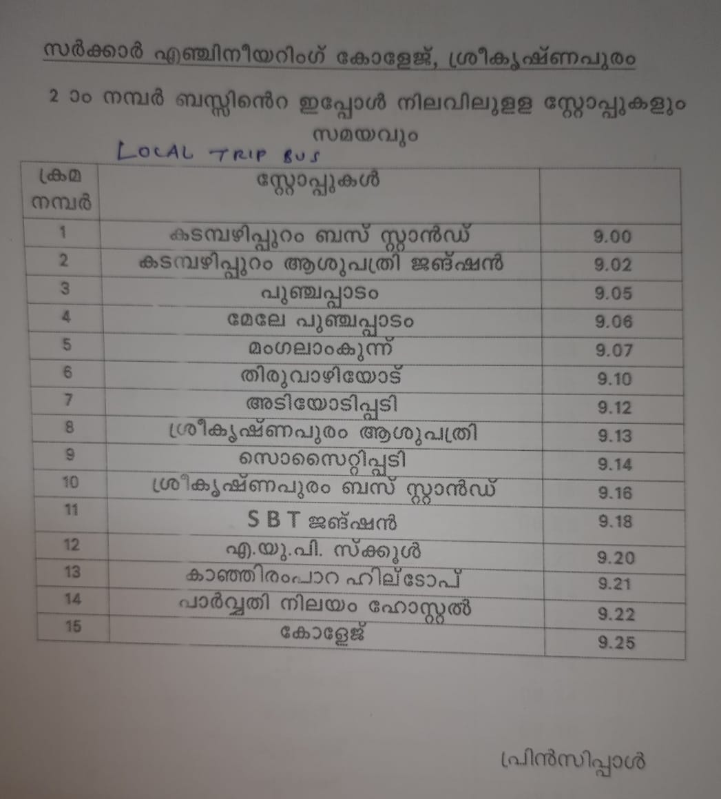 bus timing